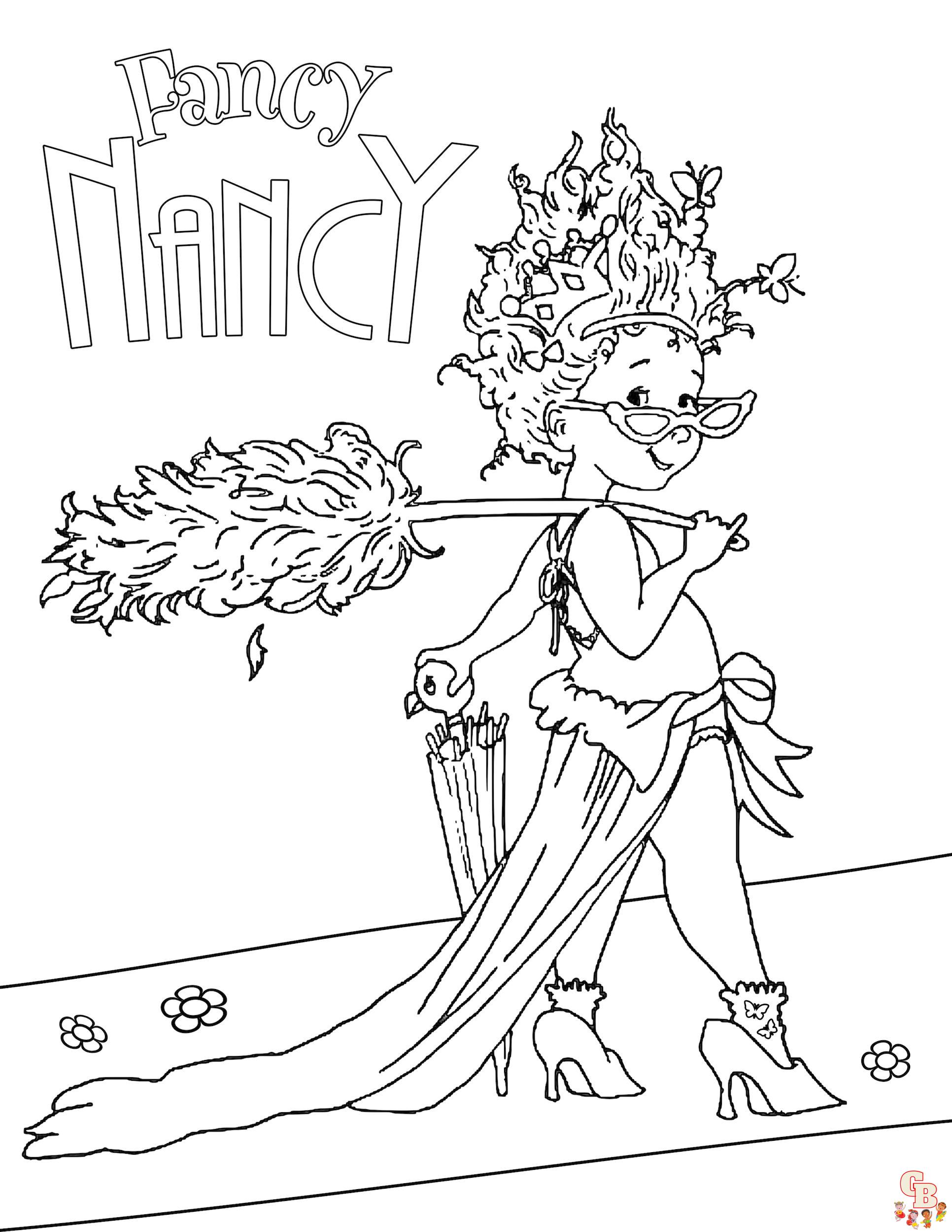 Fancy Nancy Kleurplaten 20