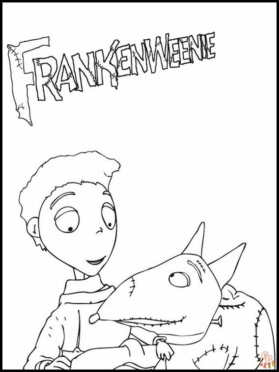 Frankenweenie Kleurplaten 5