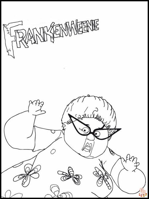 Frankenweenie Kleurplaten 7