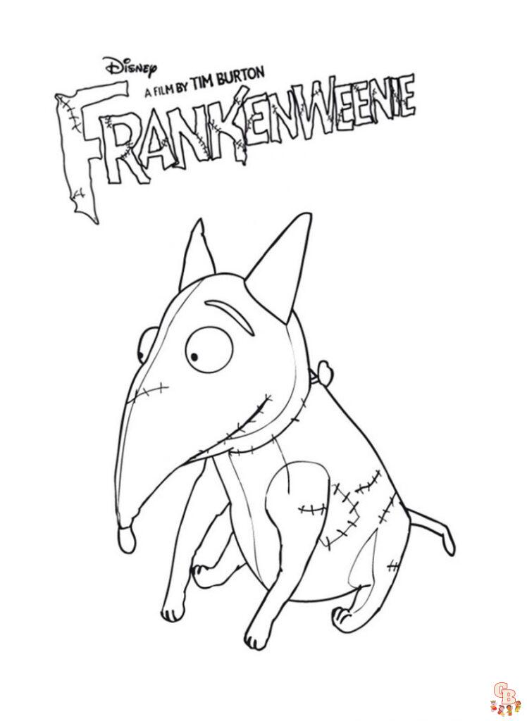 Frankenweenie Kleurplaten 9