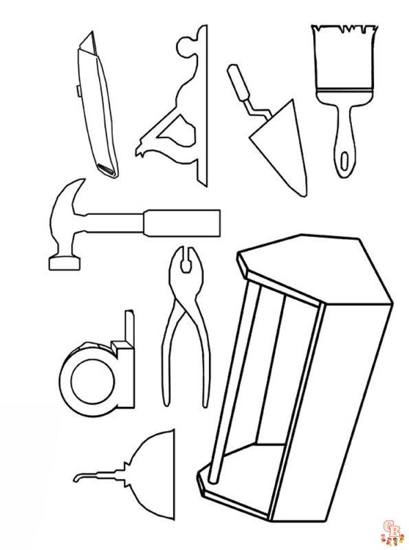 Gereedschap Kleurplaten 6