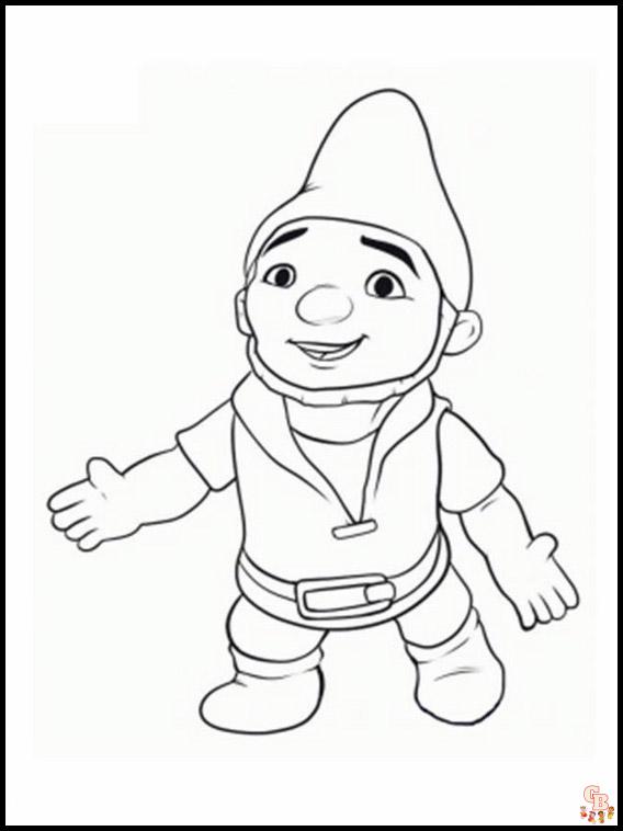 Gnomeo en Juliet Kleurplaten 8