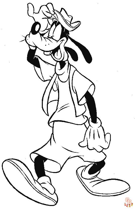 Goofy Kleurplaten 1