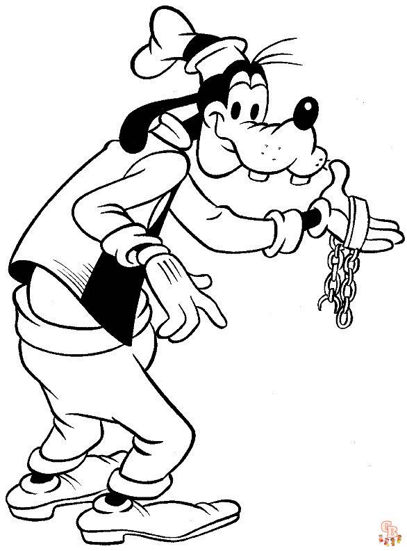 Goofy Kleurplaten 5