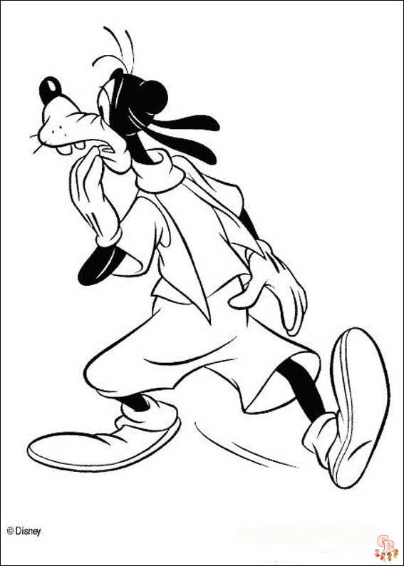 Goofy Kleurplaten 9