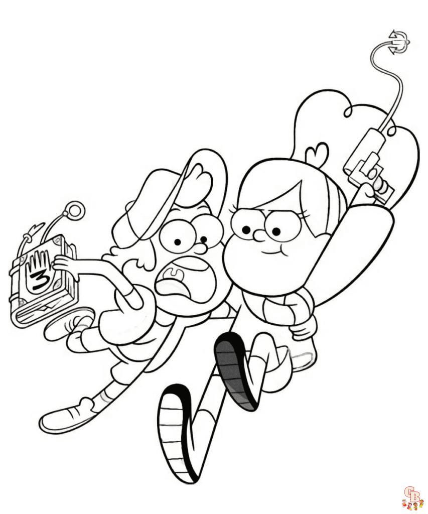 Gravity Falls Kleurplaten 4