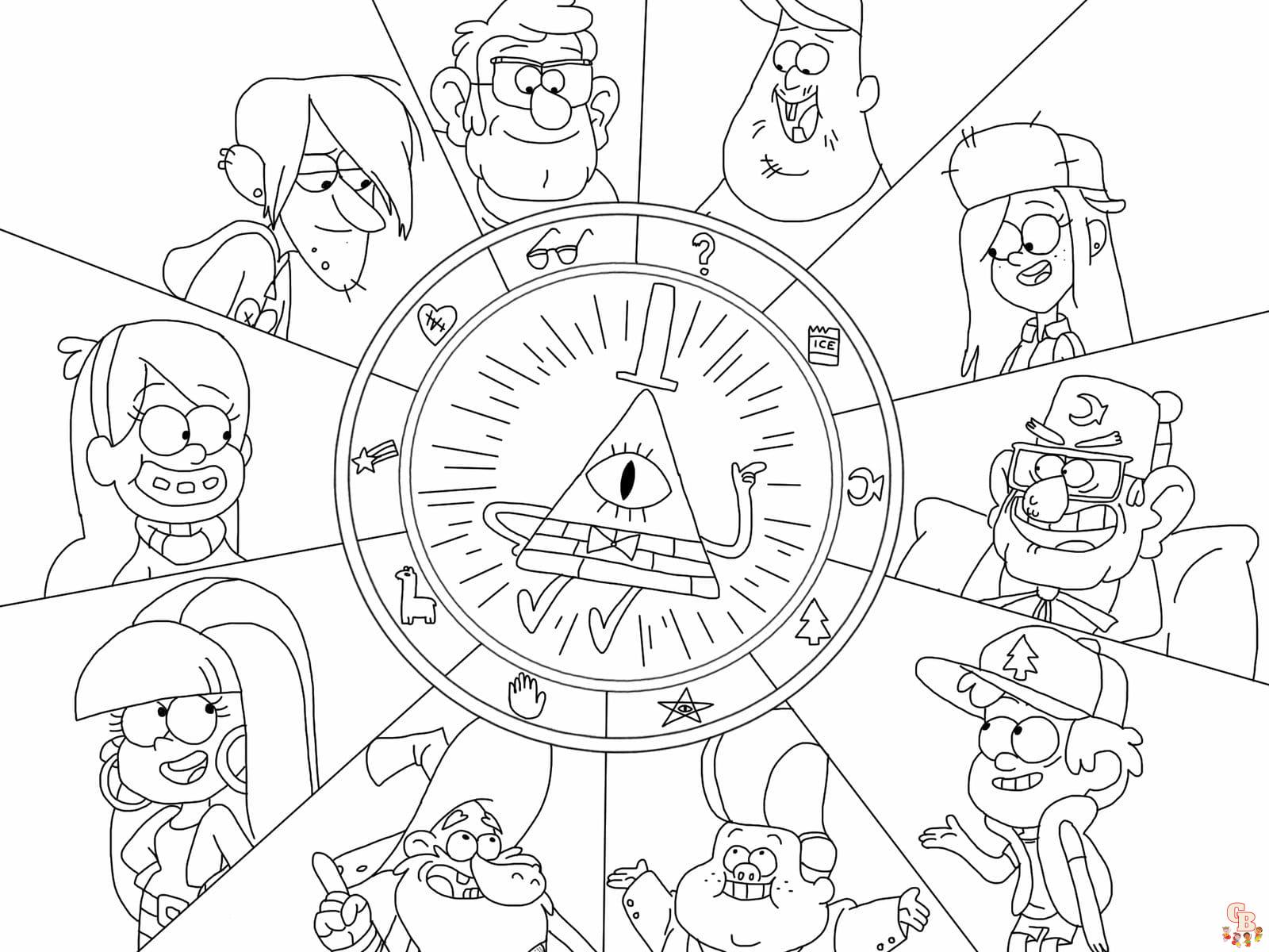 Gravity Falls Kleurplaten 6