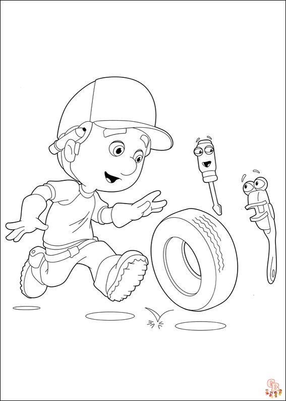 Handy Manny Kleurplaten 12