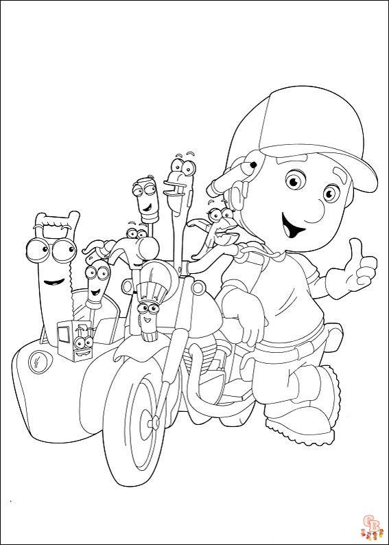 Handy Manny Kleurplaten 14