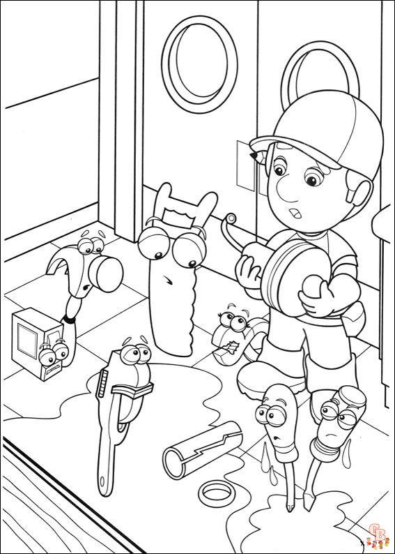 Handy Manny Kleurplaten 3