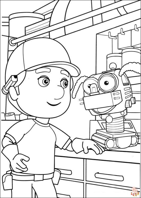 Handy Manny Kleurplaten 6