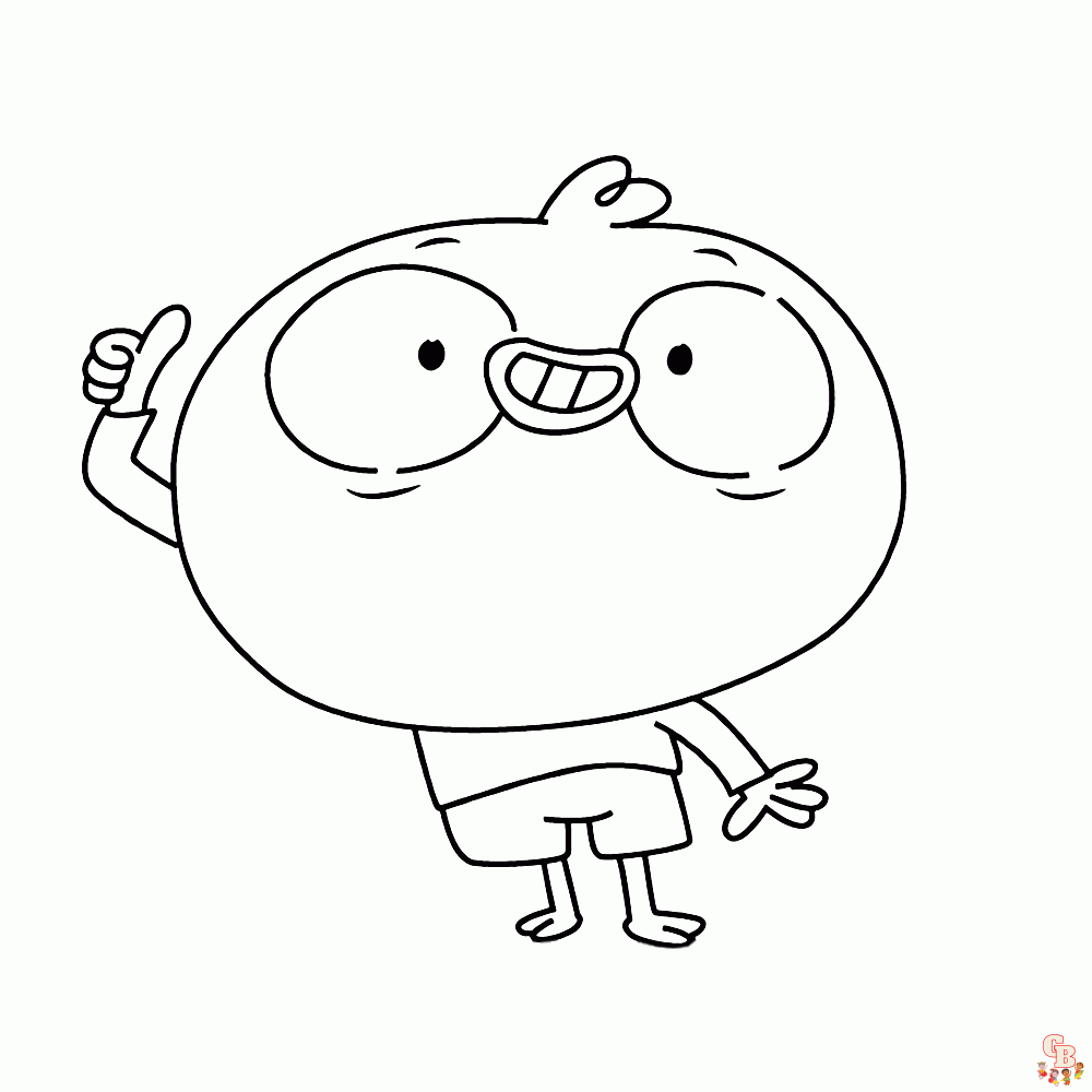 Harvey Beaks Kleurplaten 16