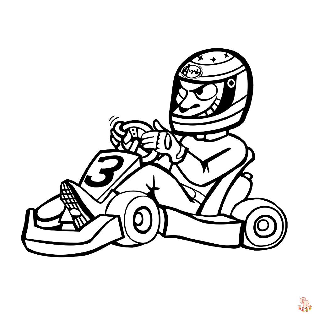 Karting Kleurplaten 6