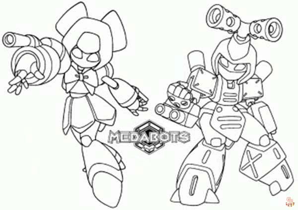 Medabots Kleurplaten 10