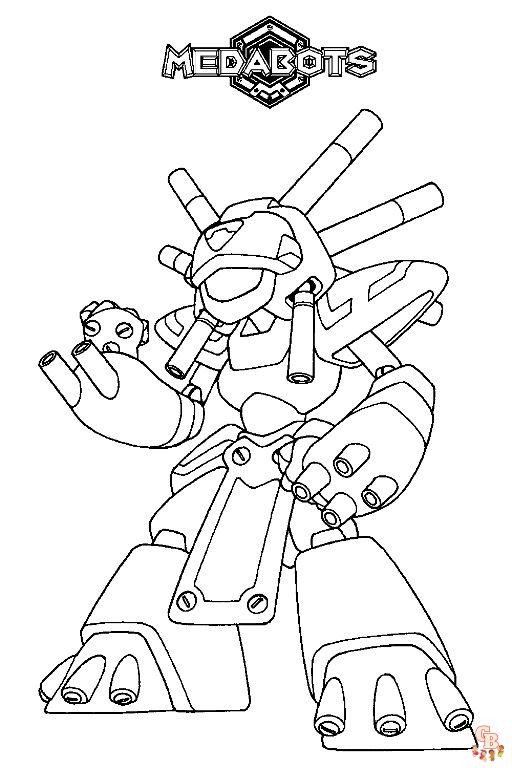 Medabots Kleurplaten 2