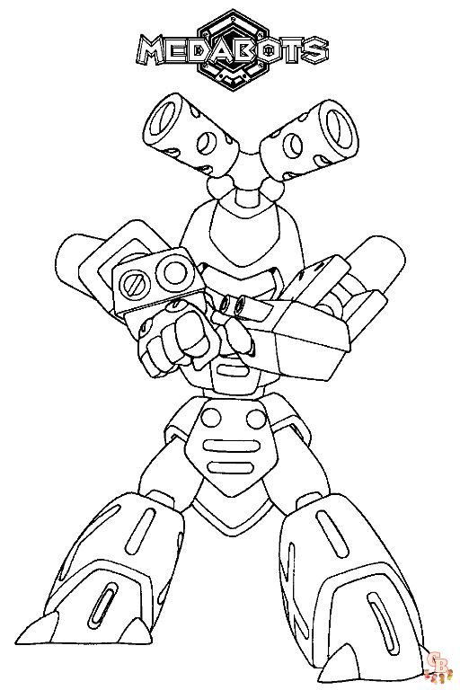 Medabots Kleurplaten 5