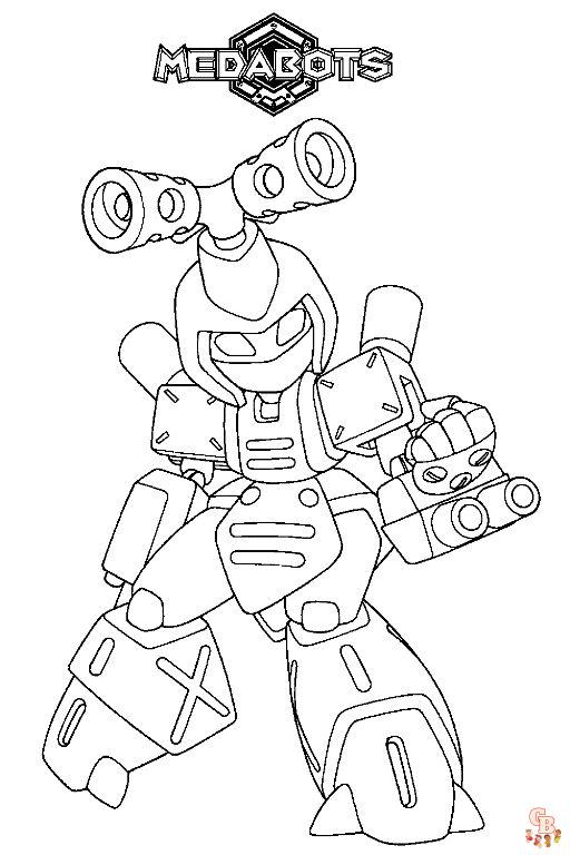 Medabots Kleurplaten 6