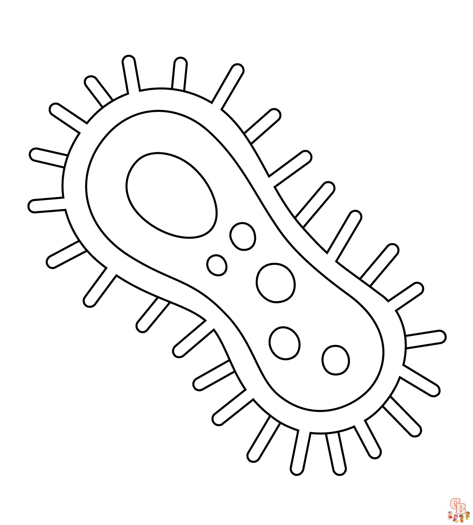 Micro organismen Kleurplaten 2