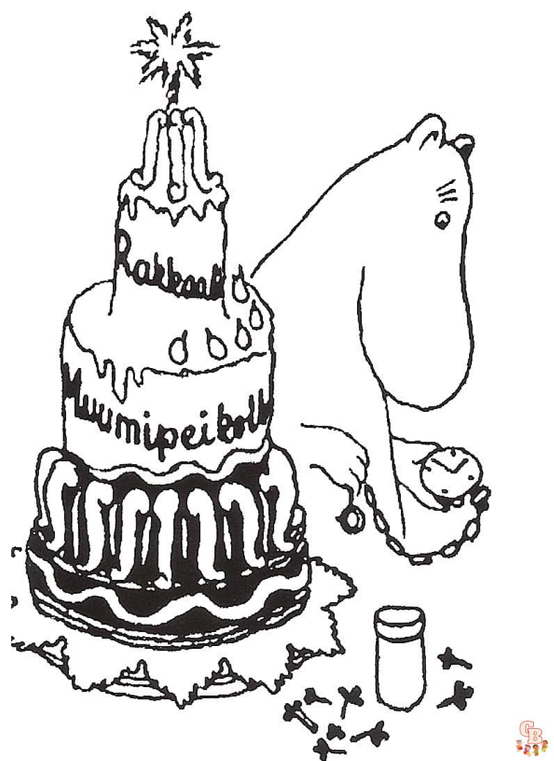 Moomins Kleurplaten 12