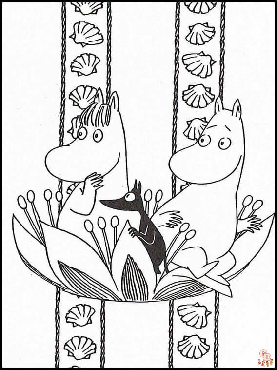 Moomins Kleurplaten 13