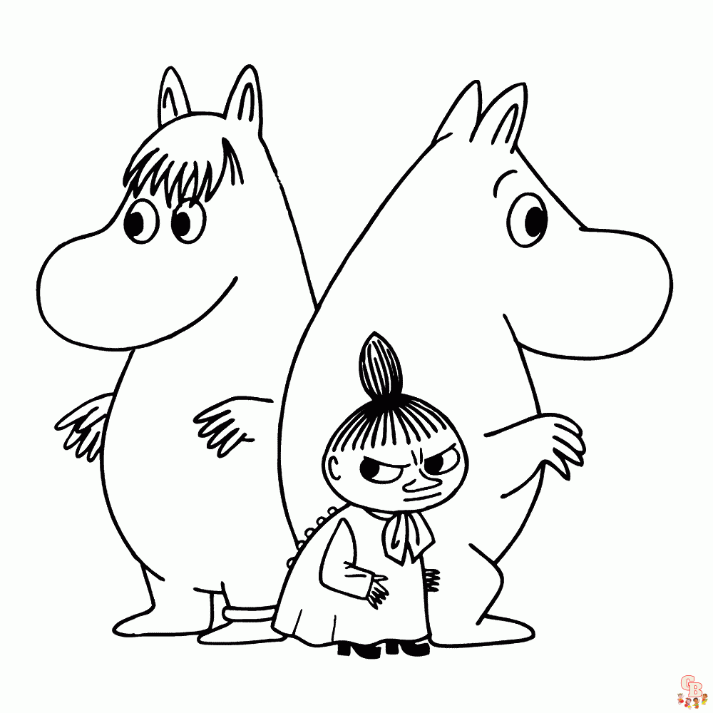 Moomins Kleurplaten 2