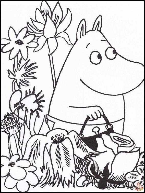 Moomins Kleurplaten 2