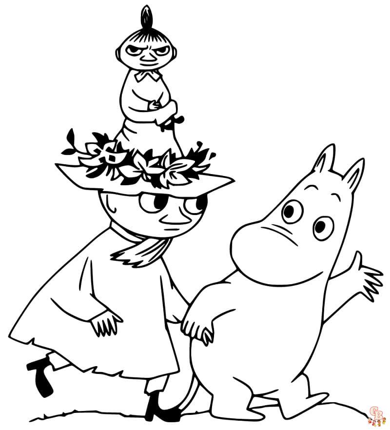 Moomins Kleurplaten 3