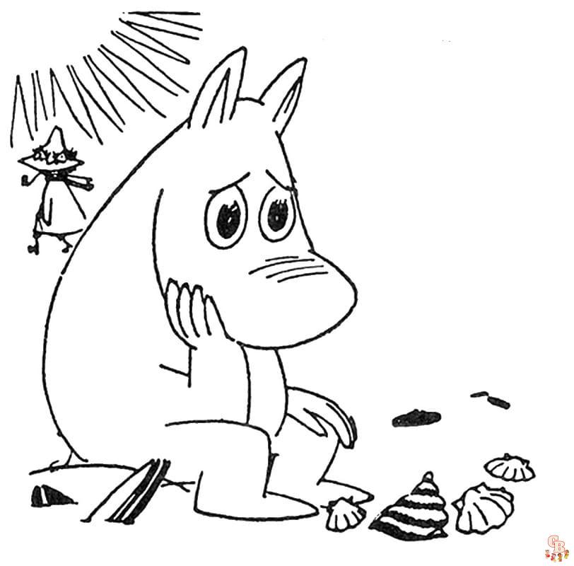 Moomins Kleurplaten 4