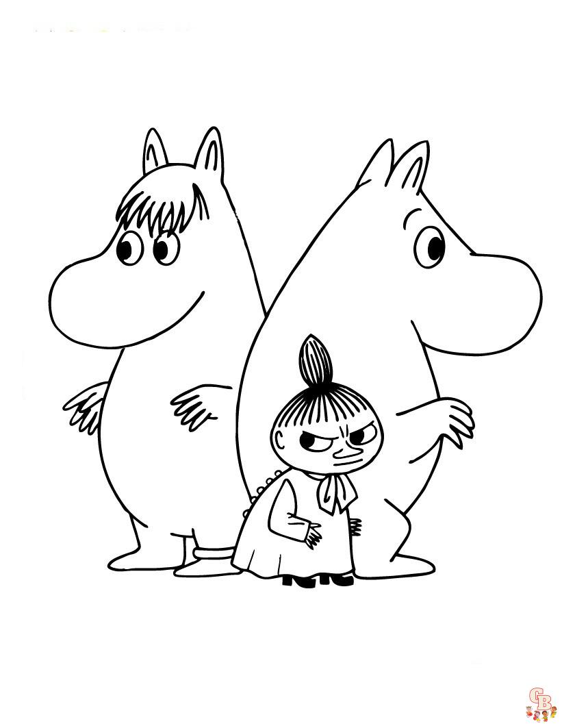 Moomins Kleurplaten 7