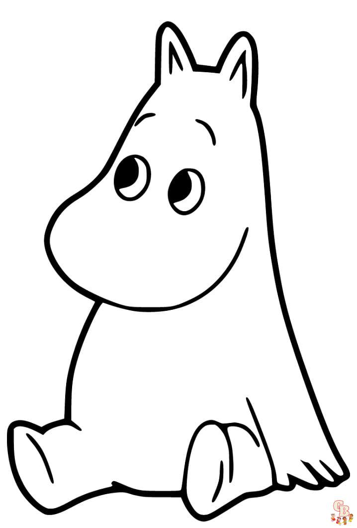 Moomins Kleurplaten 9