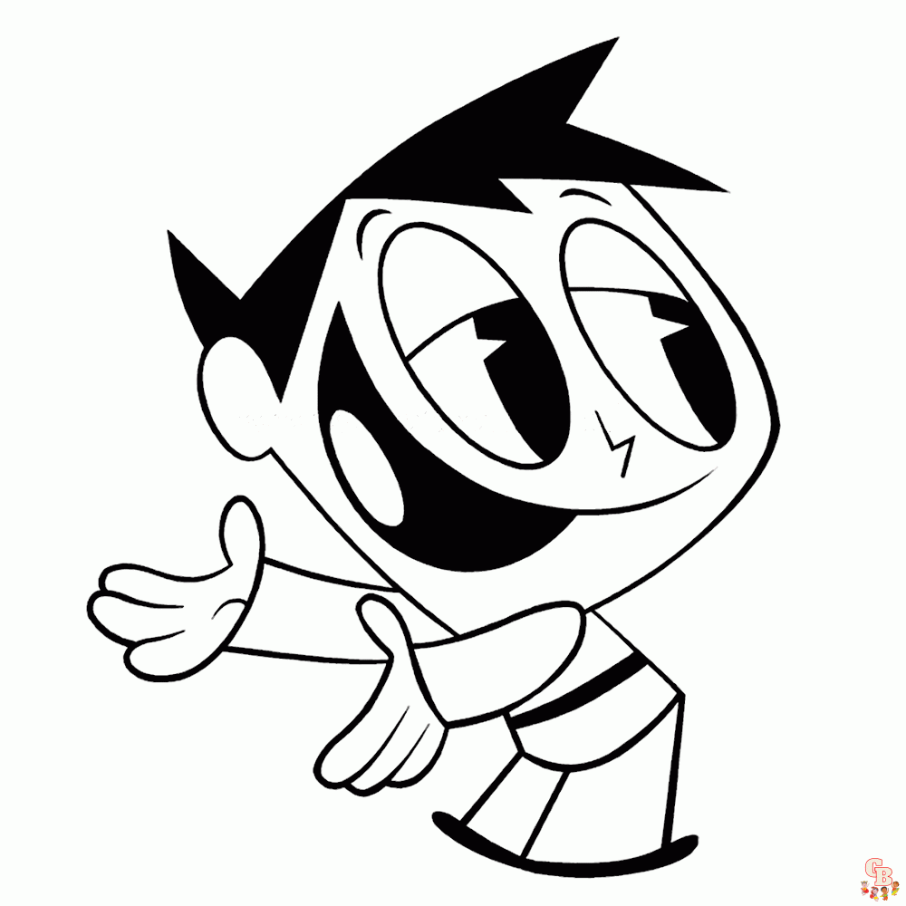 My Life as a Teenage Robot Kleurplaten 5