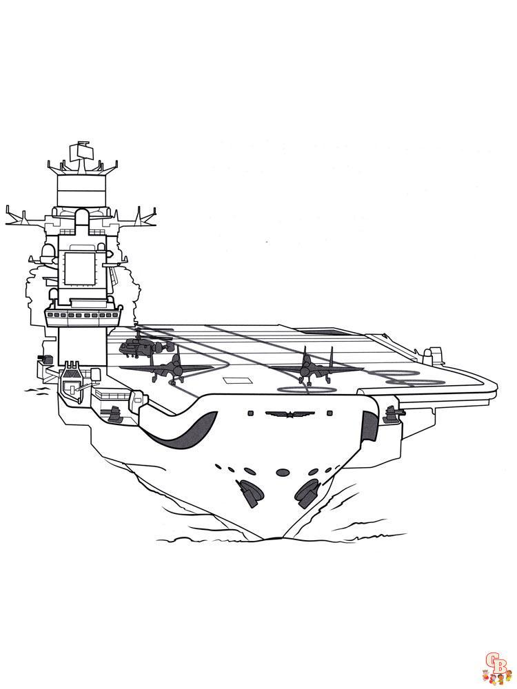 Oorlogsschepen Kleurplaten 4