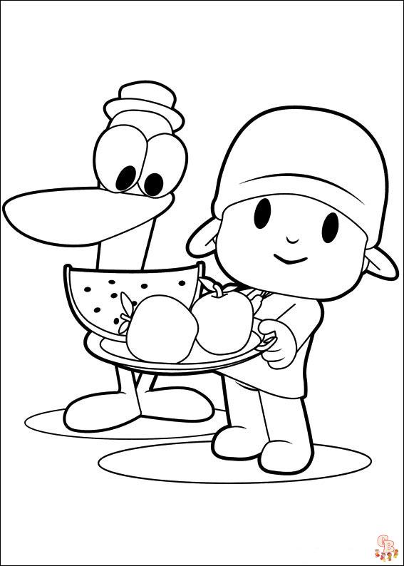 Pocoyo Kleurplaten 10