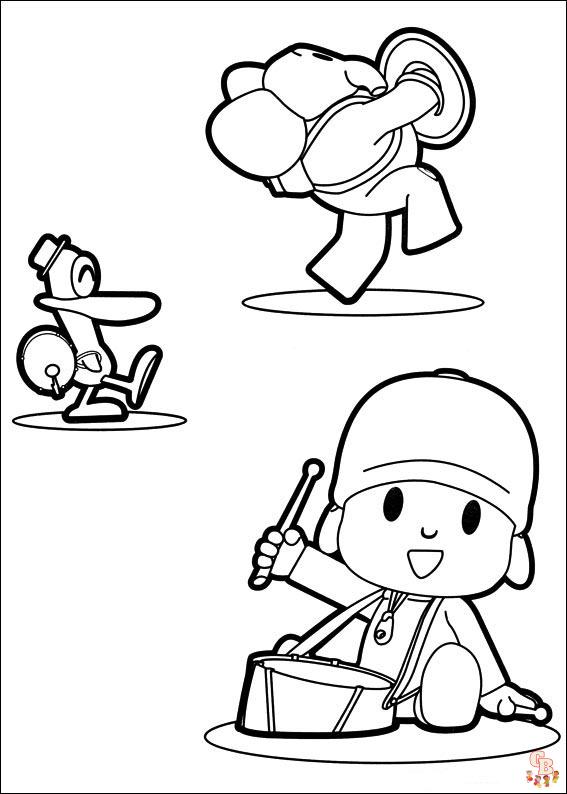 Pocoyo Kleurplaten 6