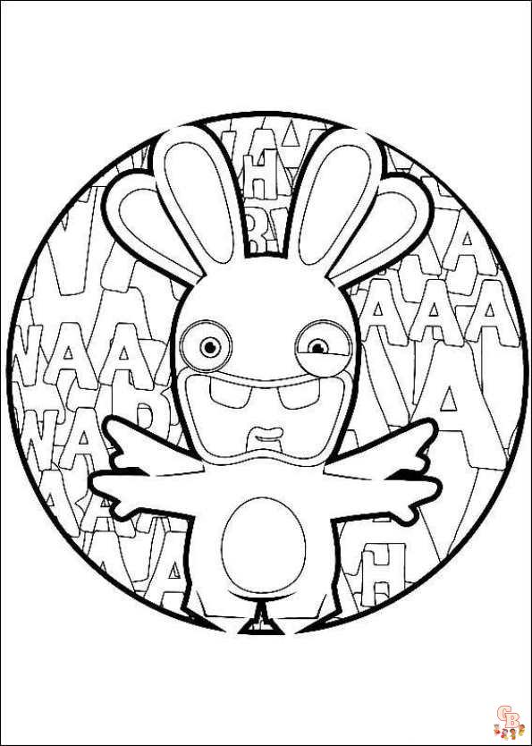 Rabbids Invasion Kleurplaten 11