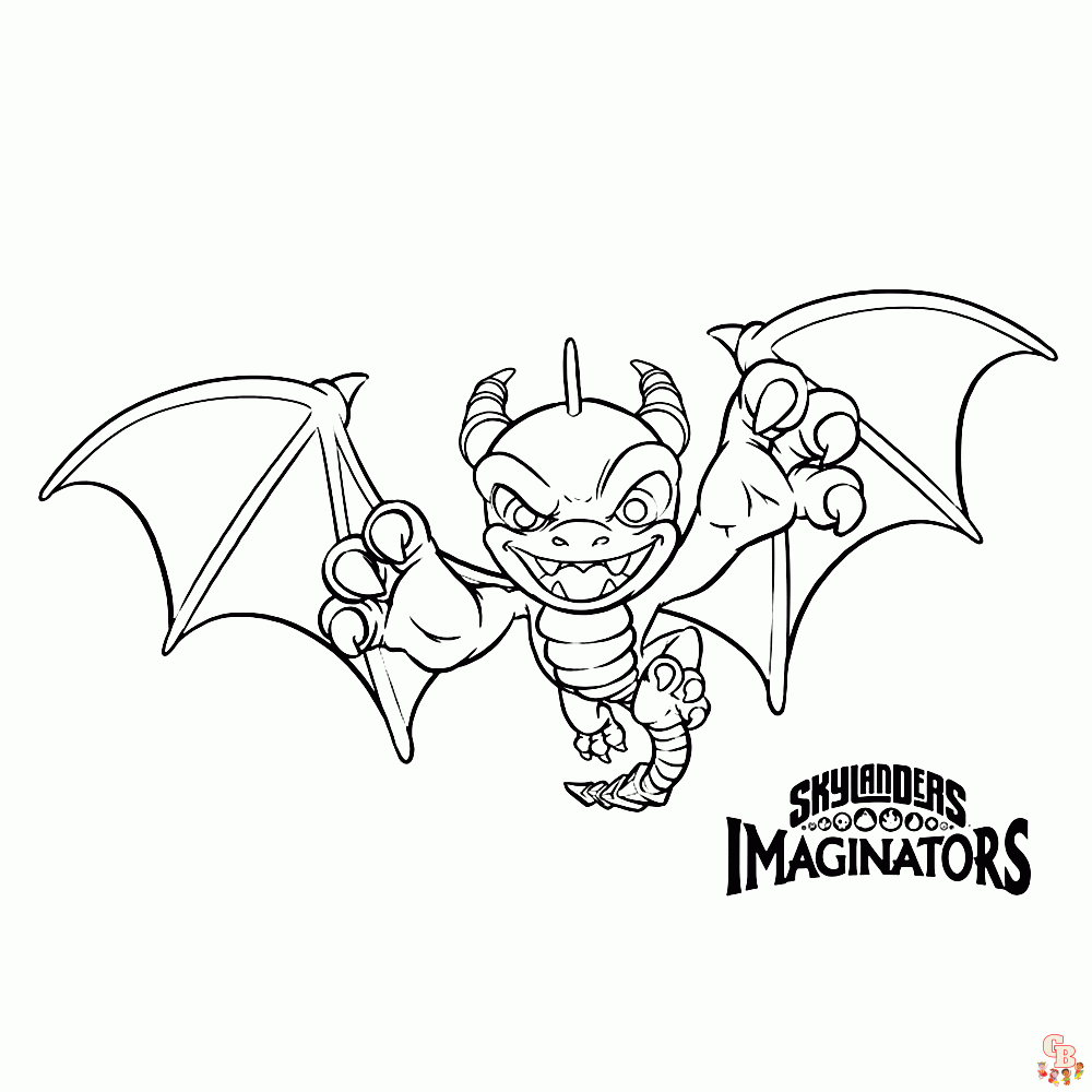 Skylanders Imaginators kleurplaten 1