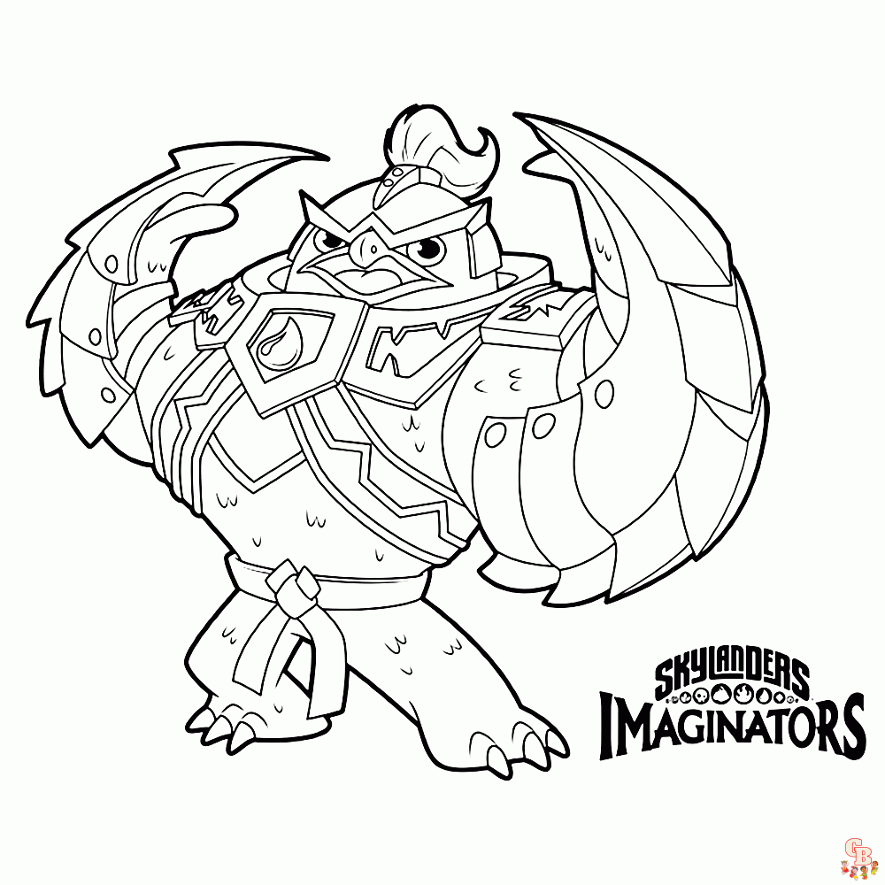 Skylanders Imaginators kleurplaten 3