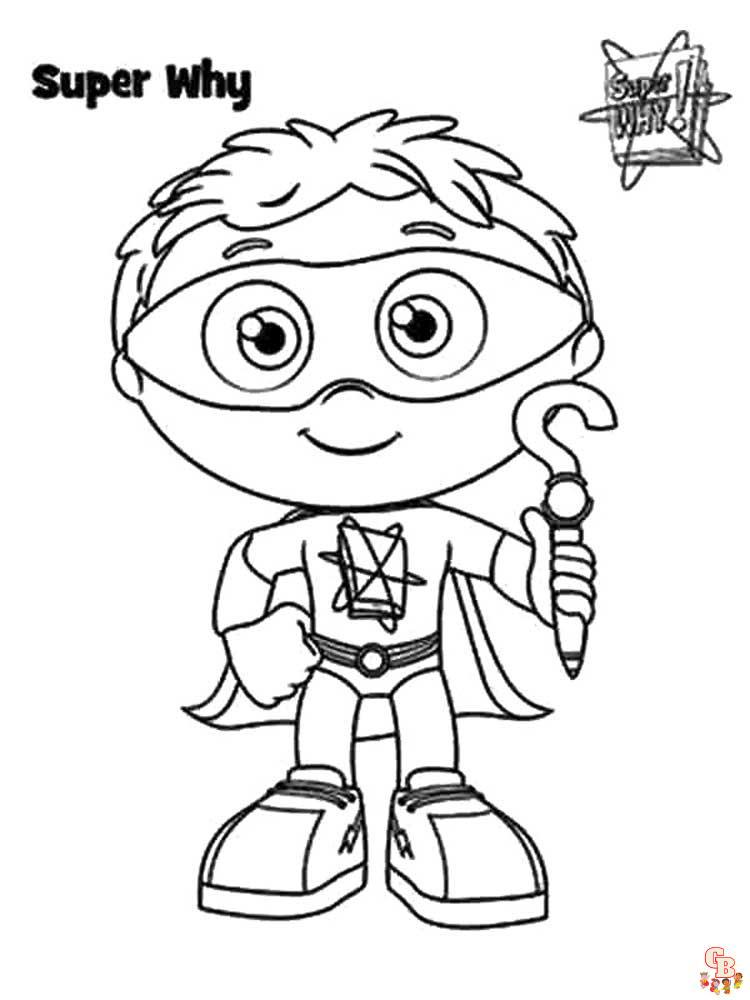 Super Why Kleurplate 2