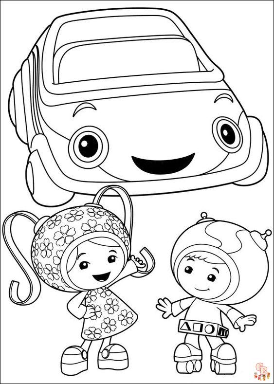 Team Umizoomi Kleurplaten 3