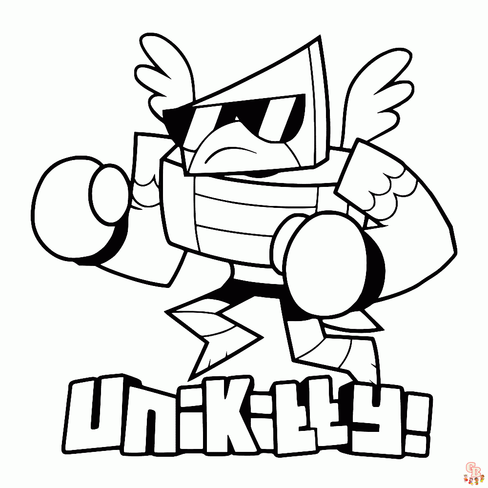 Unikitty Kleurplaten 1