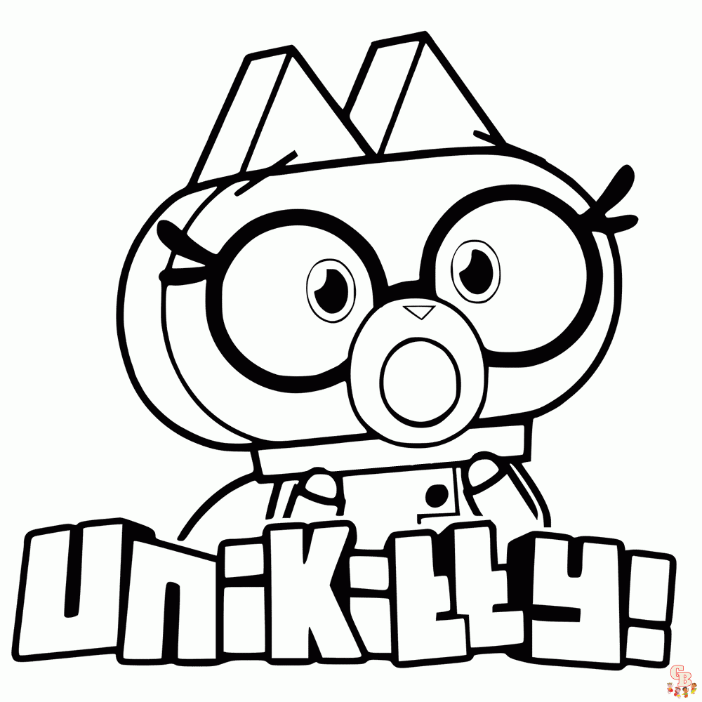 Unikitty Kleurplaten 12