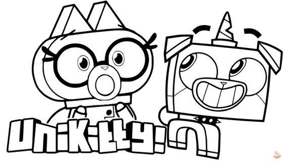 Unikitty Kleurplaten 2