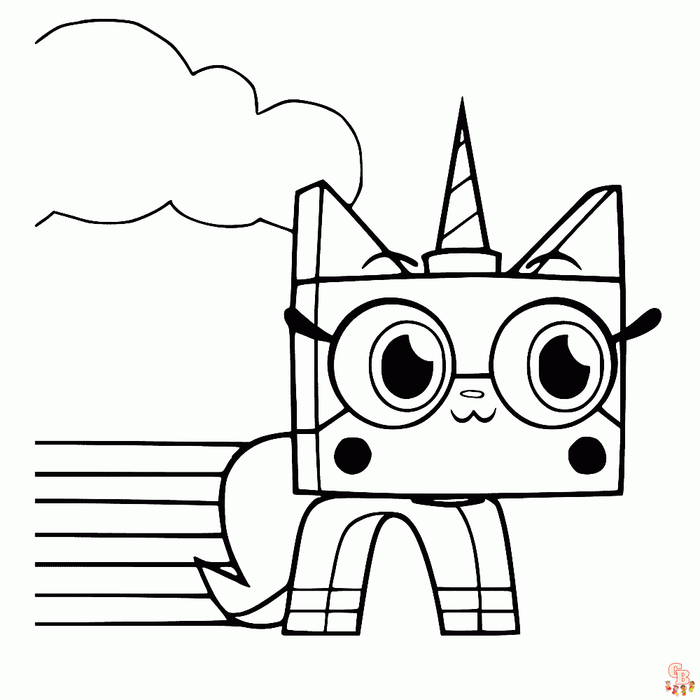 Unikitty Kleurplaten 3