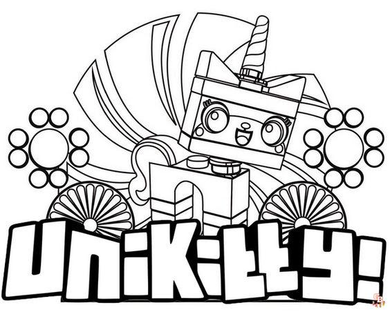 Unikitty Kleurplaten 3