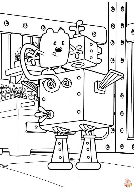 Wow Wow Wubbzy kleurplaten 5