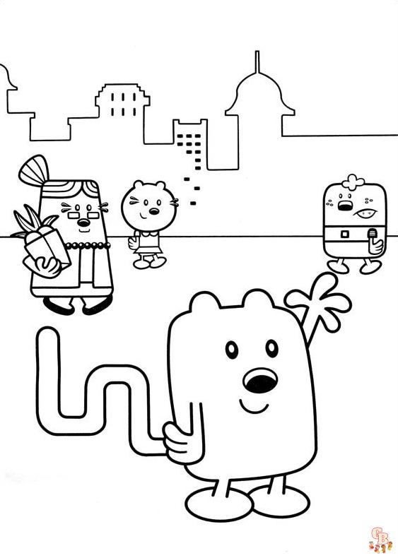 Wow Wow Wubbzy kleurplaten 7