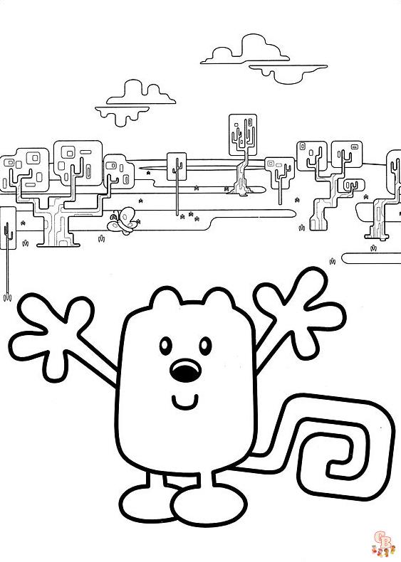 Wow Wow Wubbzy kleurplaten 9