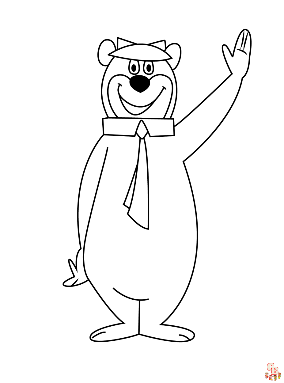 Yogi Bear Kleurplaten 1