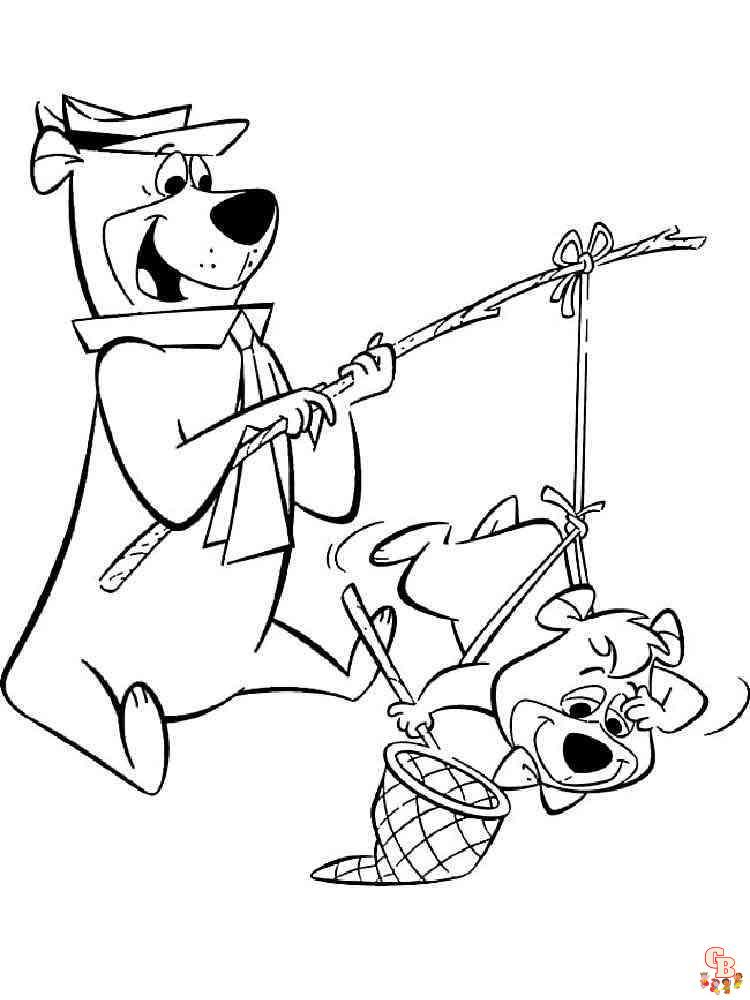 Yogi Bear Kleurplaten 5